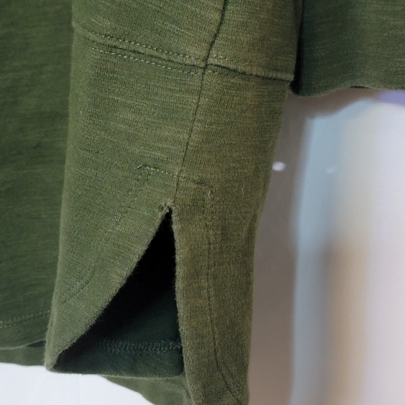 Merona Olive Green Women's Scoop Neck Tunic - Picture 3 of 13